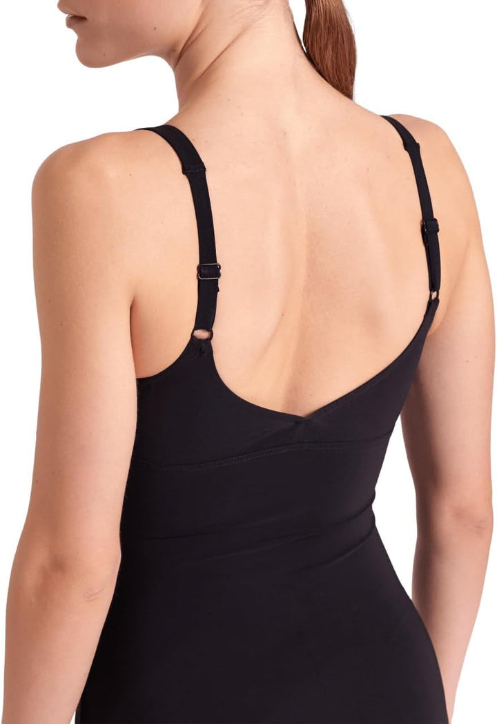 Arena Damen W Jewel One Piece Low C Cup R One Piece Swimsuit 36 Black-white, 36 Black-white