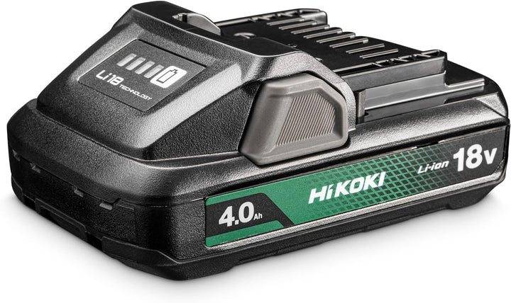 HiKOKI Akku BSL1840M (18V 4.0 Ah Akku, Li-Ion, 4-Stufen-LED Ladestandskontrolle)