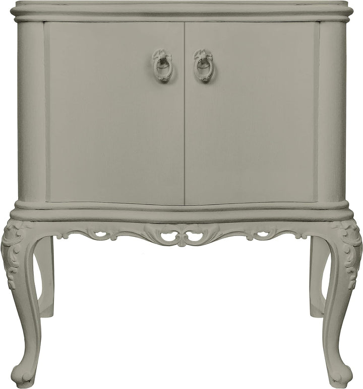 bianco Shabby® Grigio Tortora Kreidefarbe Wasserbasis für Alle Oberflächen einfach zu verarbeiten oh
