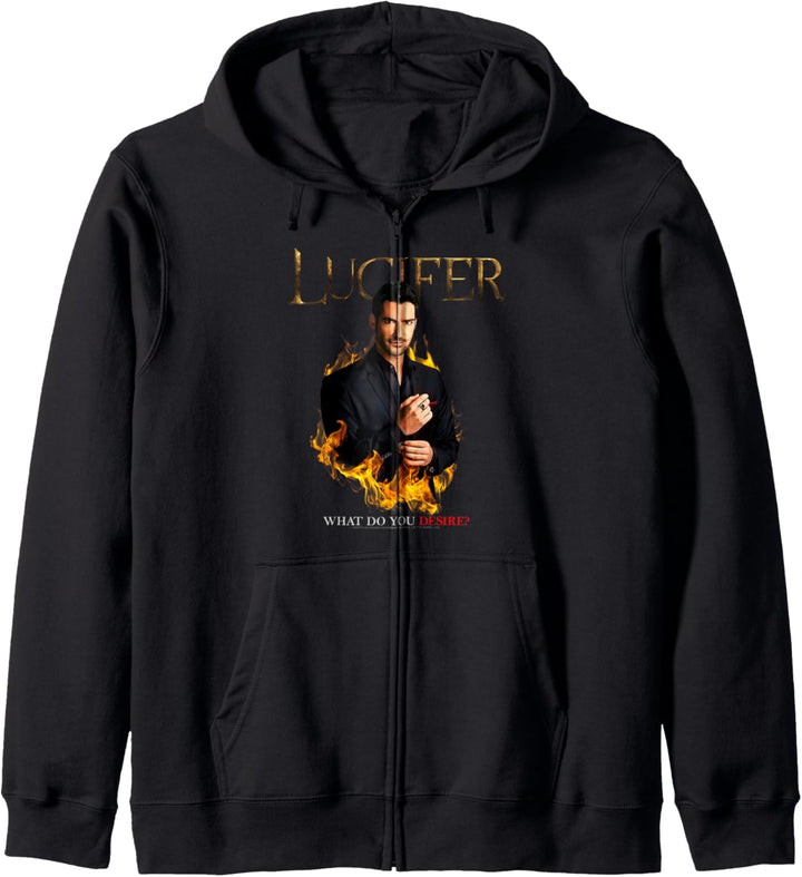 Lucifer What Do You Desire? Kapuzenjacke