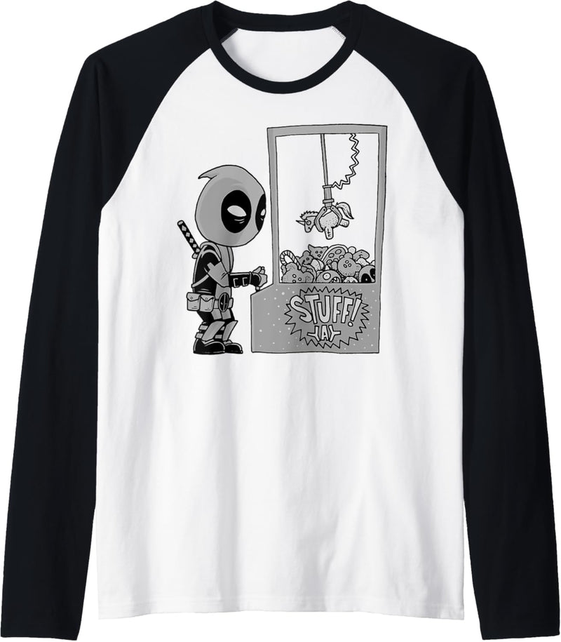 Marvel Deadpool Stuff Yay Claw Machine Raglan