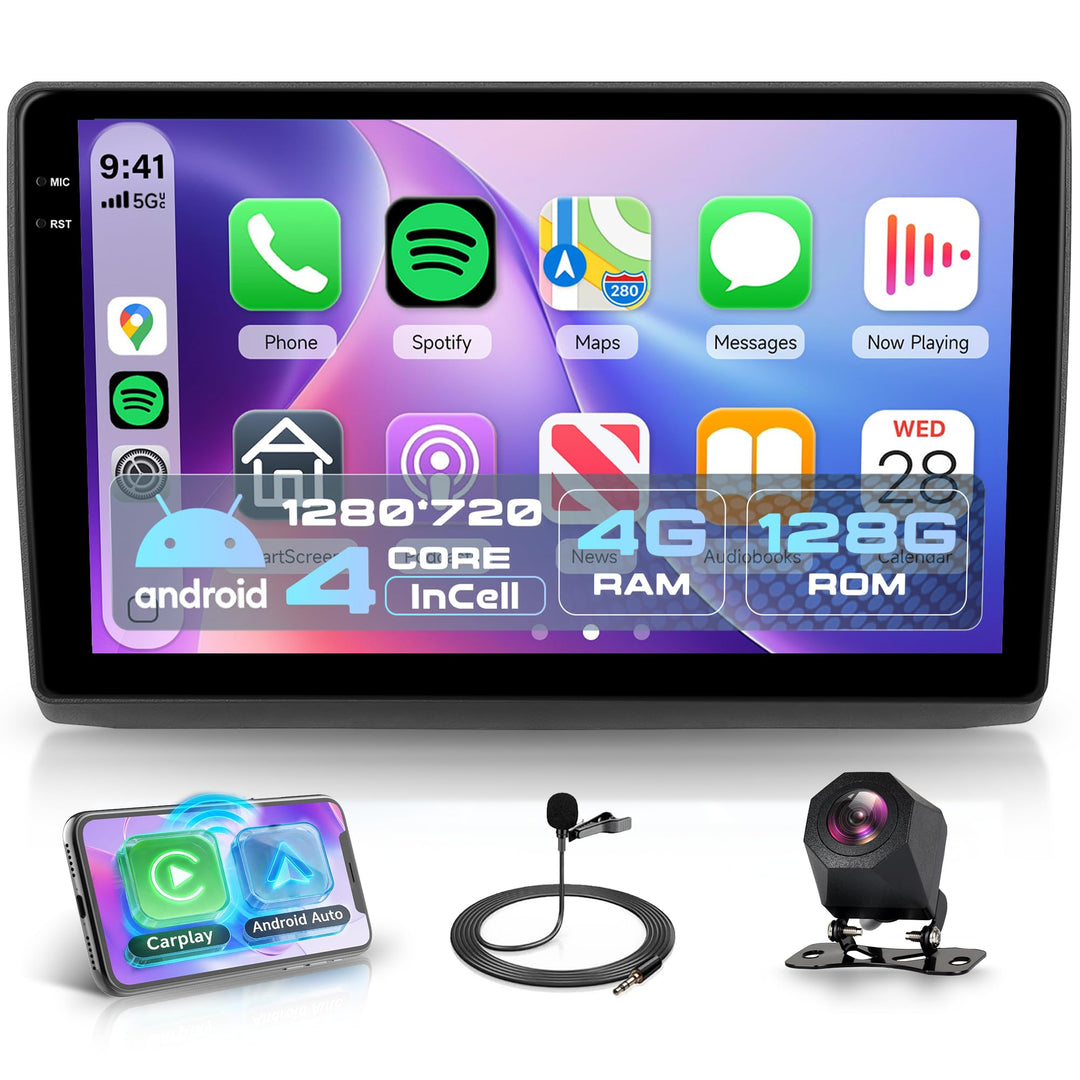Rimoody 4G+128G Android Autoradio für Renault Trafic 2001-2010/Opel Vivaro 2006-2010/Nissan Primasta