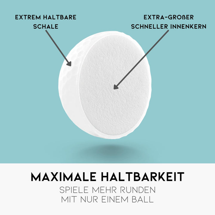 SNYDER SNY Supersoft Golfbälle | 15 Stück im praktischen Ballnetz Gelb, Gelb