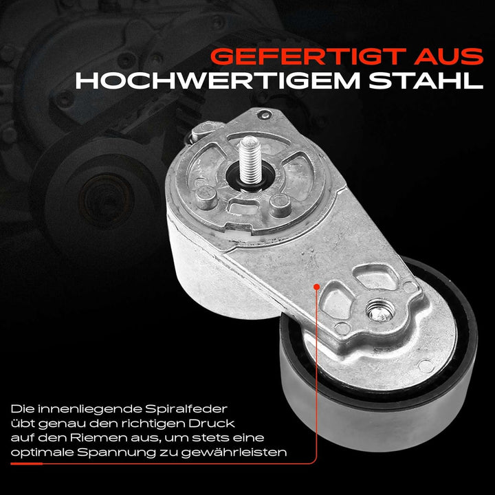 Frankberg Spannrolle Keilrippenriemen für Giulietta 940 Mito 500 595 695 500L Bravo II Doblo Fiorino