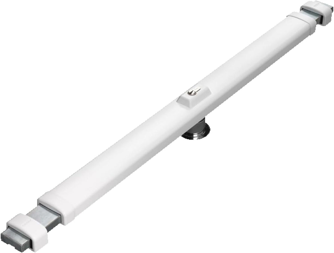 ABUS Panzerriegel PR2700 für Haus- und Wohnungstüren, weiss, 49090 Weiss mit Zylinder Single, Weiss