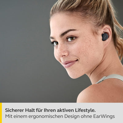 Jabra Elite 4 Active In Ear Bluetooth Earbuds - True Wireless Kopfhörer mit sicherem Sitz, 4 eingeba