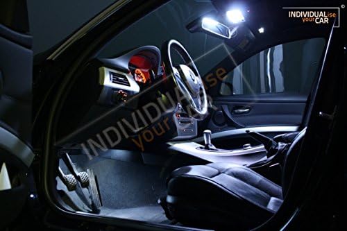 INDIVIDUALise your CAR Innenraumbeleuchtung SET für 3er E90 Limousine (Ohne Panoramadach, Cool-White