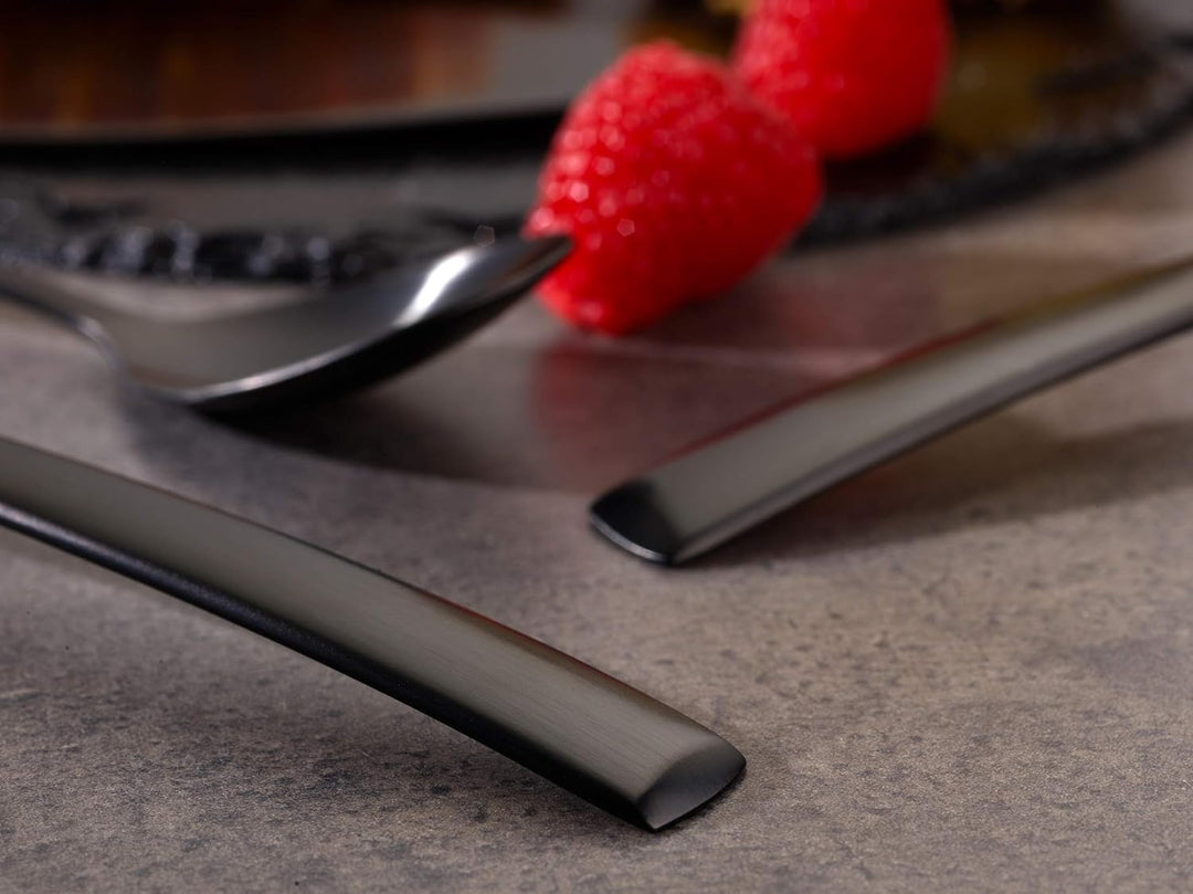 ECHTWERK Tafelbesteck Avelino, Black Edition, 30-teilig, Essbesteck für bis zu 6 Personen, Edelstahl