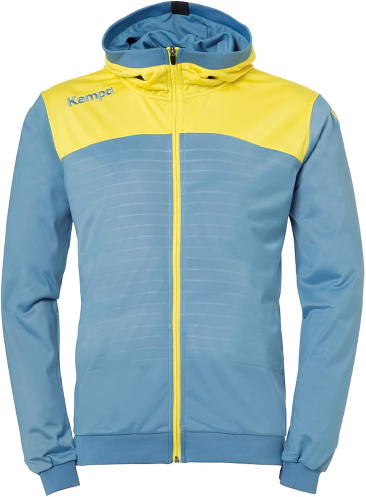 Kempa Women's Emotion 2.0 Hooded Jacket Men's Hooded Jacket M dove blau/limonengelb, M dove blau/lim