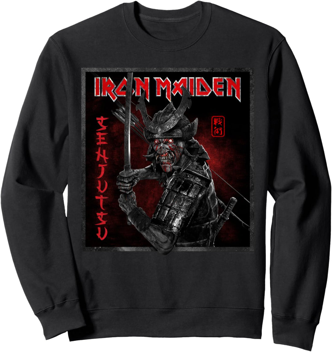 Iron Maiden Senjutsu Eddie Square Distressed Sweatshirt
