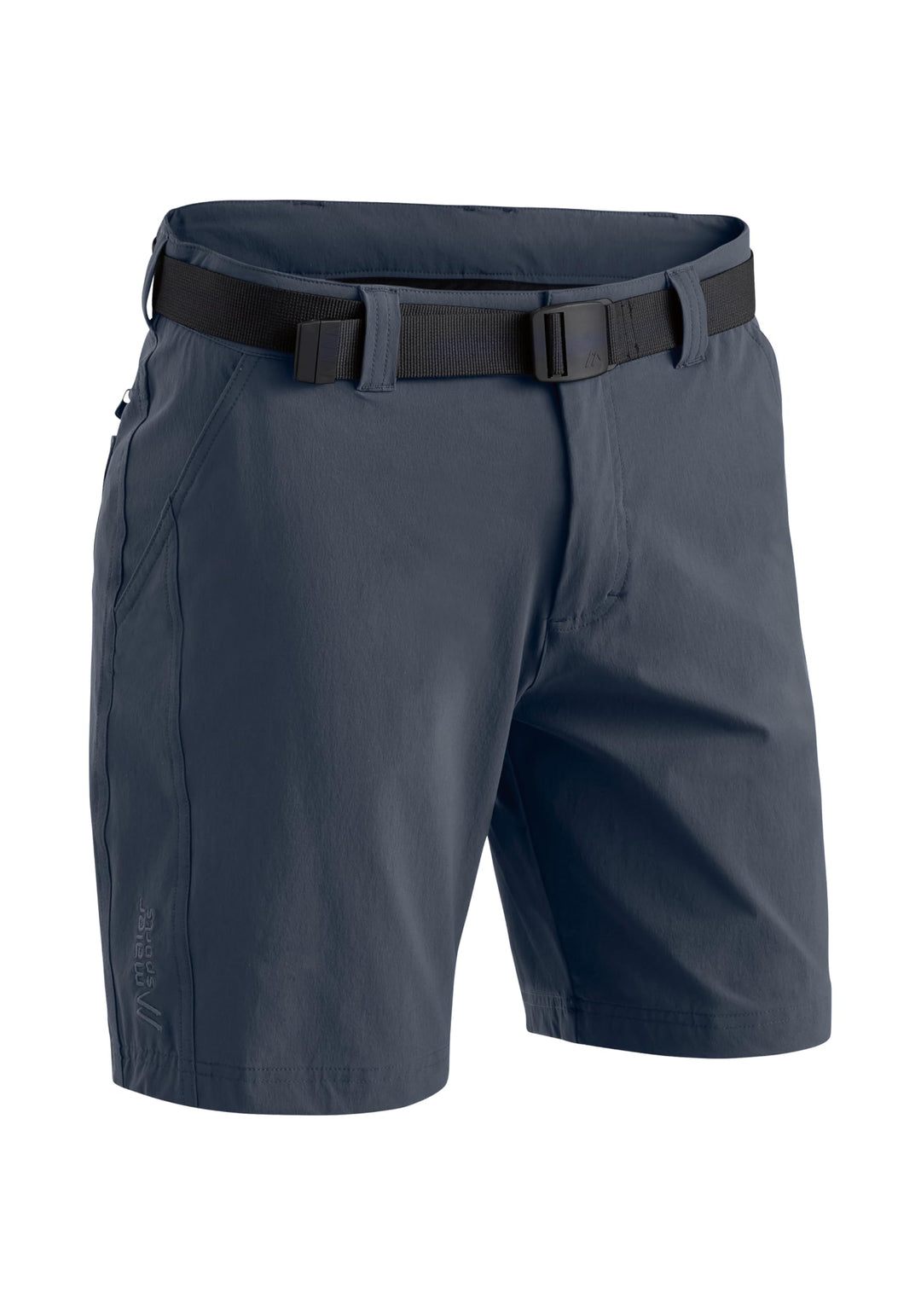 Maier Sports Herren Wanderhose Nil Short M, kurze Outdoor-Hose mit Gürtel, 5 Taschen bieten viel Sta