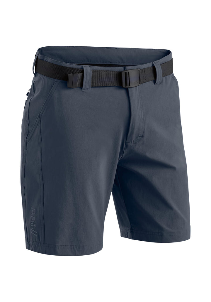 Maier Sports Herren Wanderhose Nil Short M, kurze Outdoor-Hose mit Gürtel, 5 Taschen bieten viel Sta
