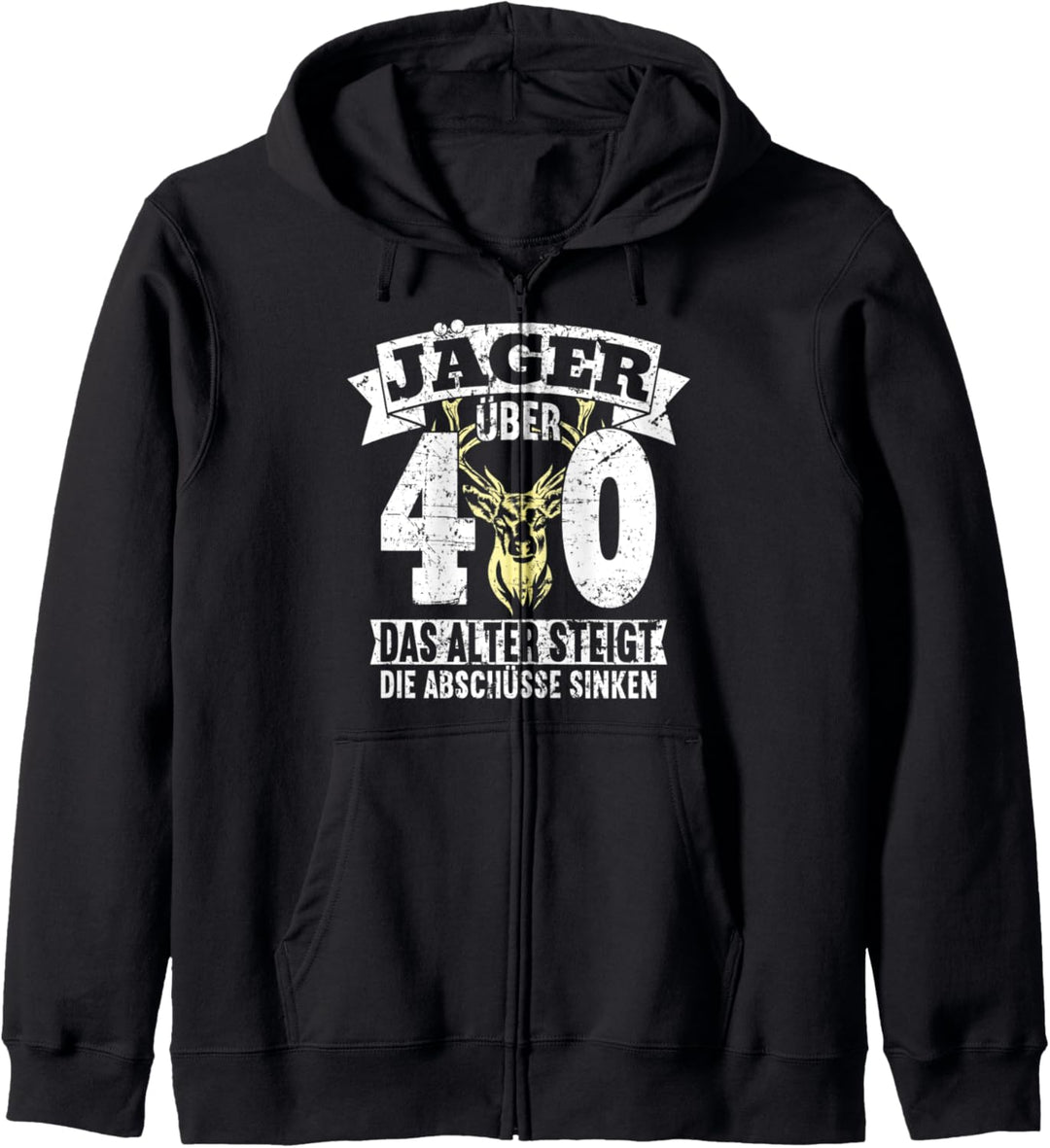Jäger über 40 Weidmann Heil Reh Hunter Weidmannsheil Hunt Kapuzenjacke