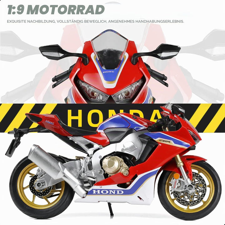 1: 9 Motorradmodell kompatibel für Honda CBR 1000RR Metall Die-Cast-Motorradmodell Keine Baugruppe b