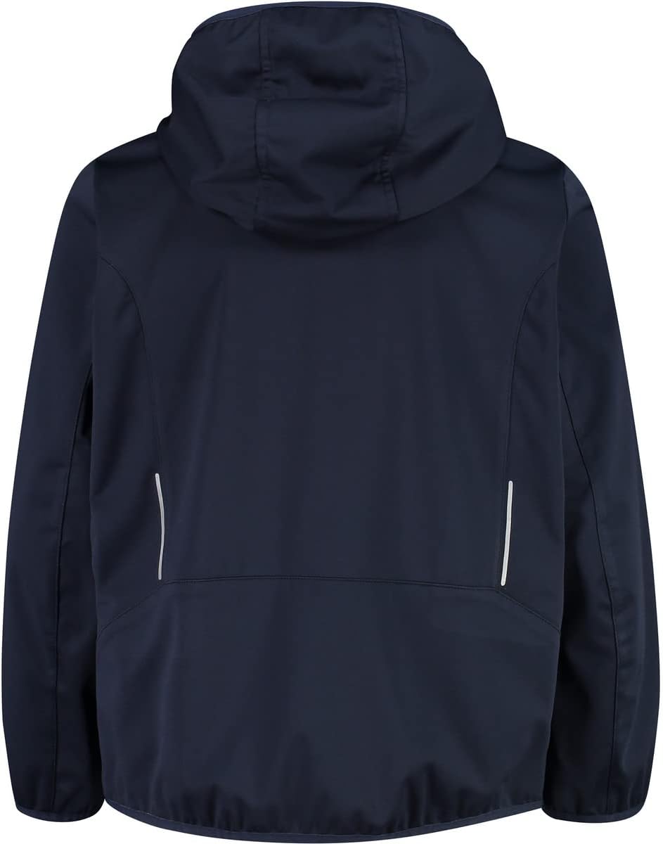 CMP Unisex Kinder Leichte Softshelljacke für Kinder Jacke 140 B. Blau-Limonengrün, 140 B. Blau-Limon