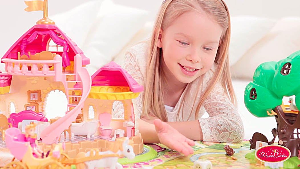 Klein Princess Coralie 5120 - Schloss mit Möbeln Würfelspiel