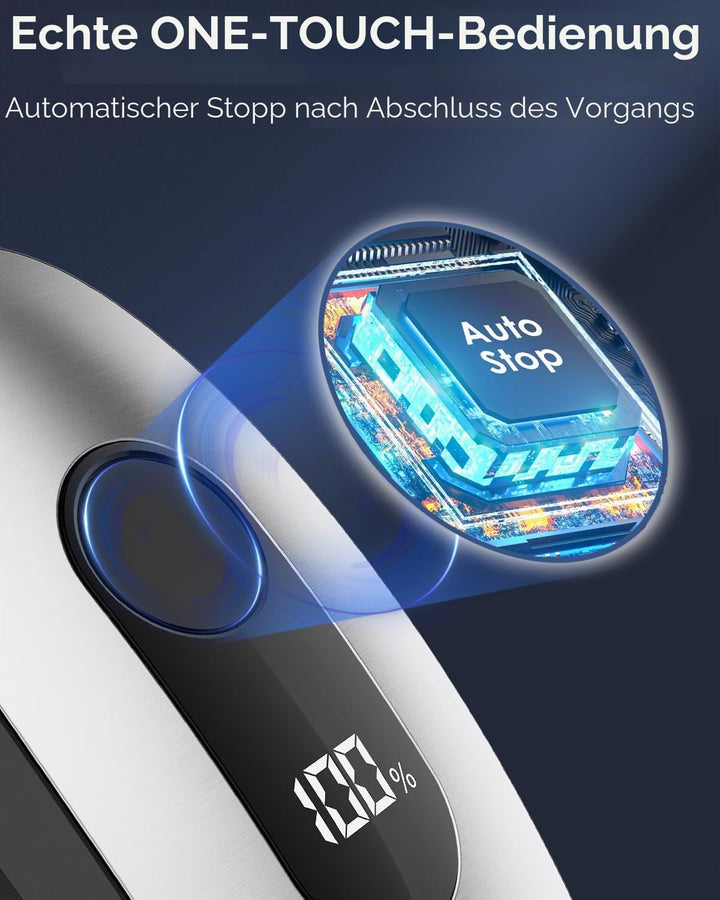 Canslab IRON Elektrischer Dosenöffner für Senioren-Wandmontierbar &amp; platzsparend，Auto-Stopp &amp; LED-An