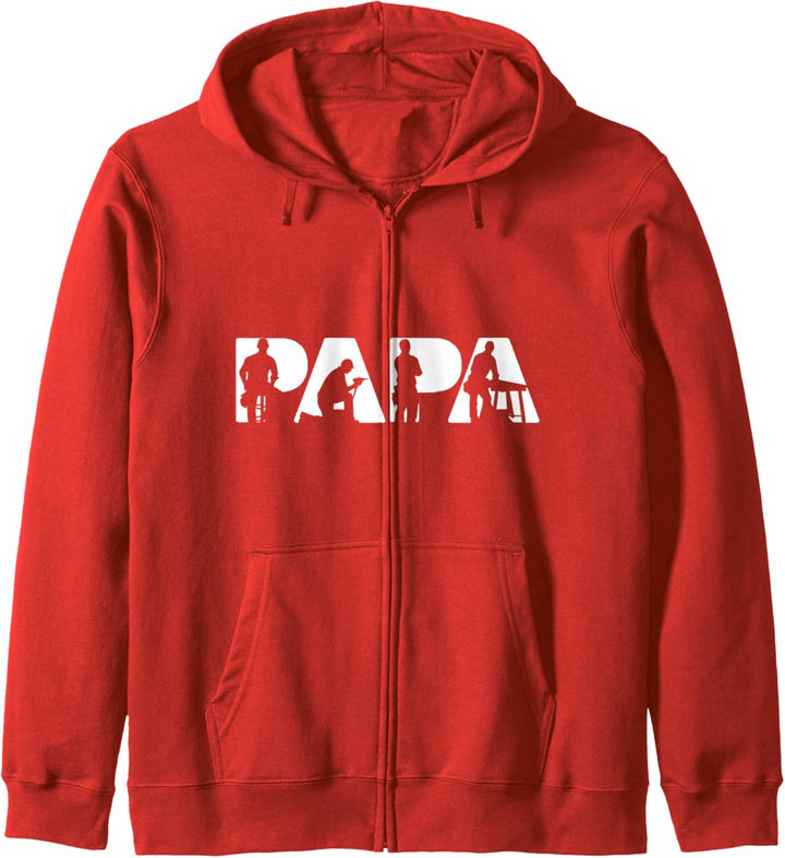 Stolzer Zimmermann-Vater, lustiger Zimmermann-Papa Kapuzenjacke