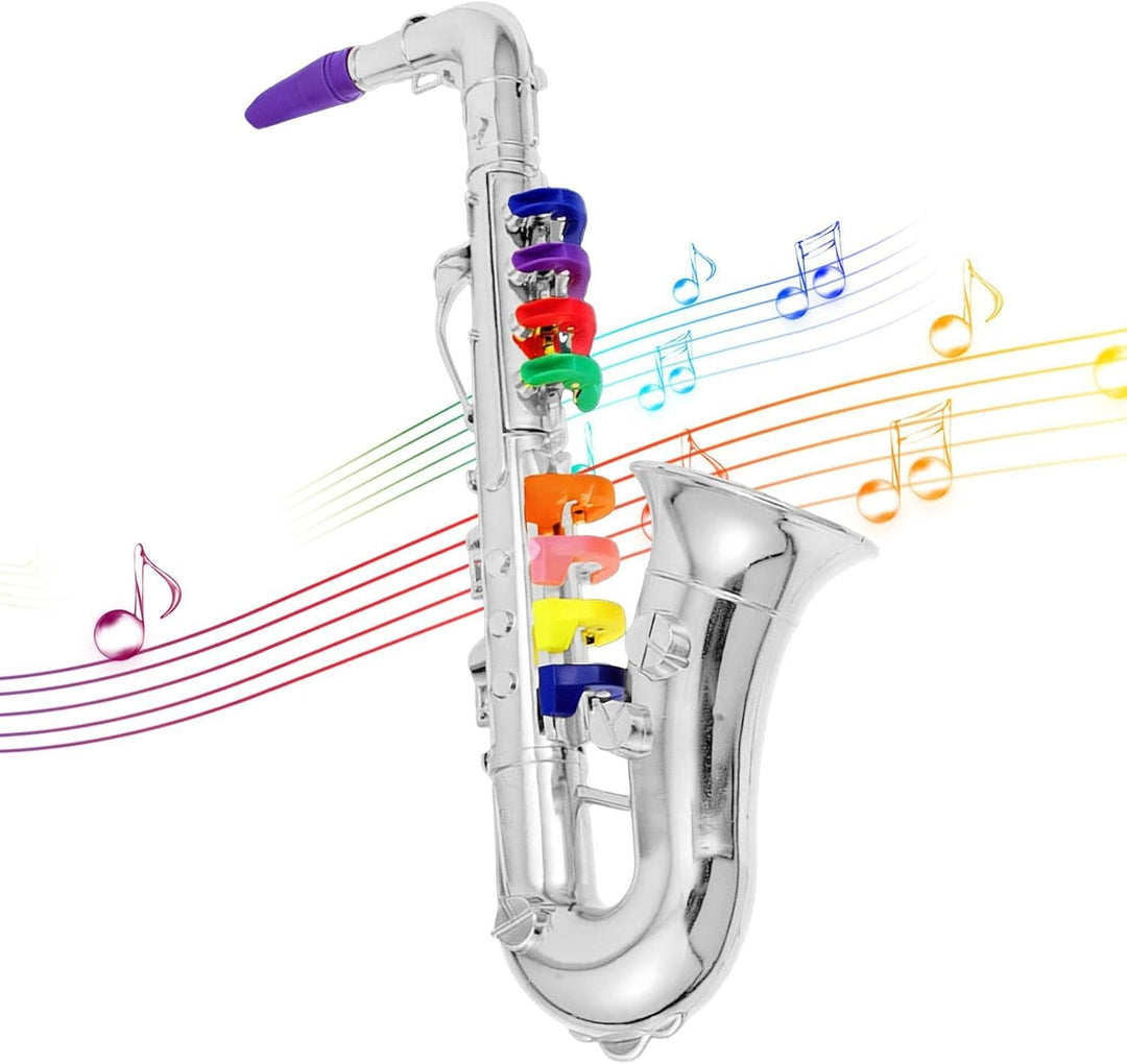 Spielzeug-Saxophon | Musik-Saxophon | Für Ferien, Schulaufführungen, Bühnenauftritte, Rollenspiele,