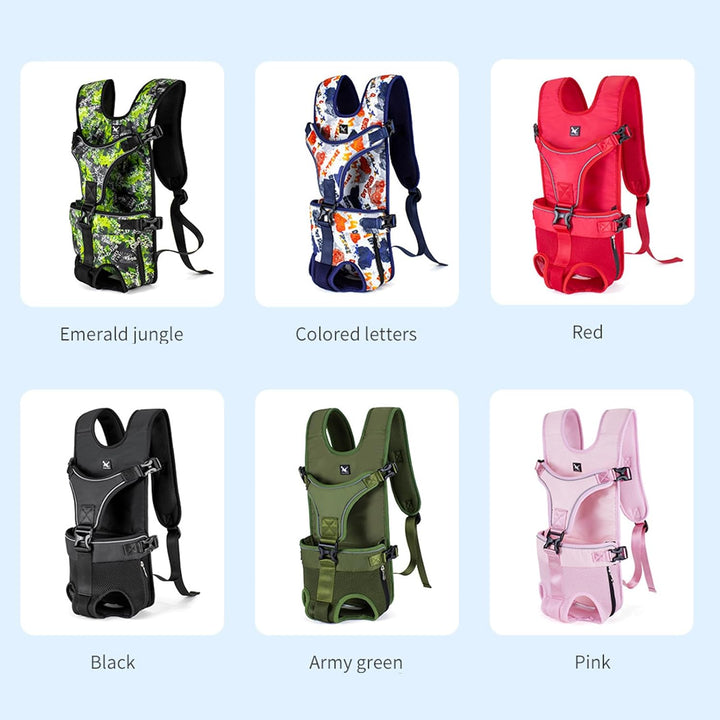 Haustiertrage Rucksack, Wasserdichter, Verstellbarer Hunde Frontträger für Reisen mit Mittelgrossen