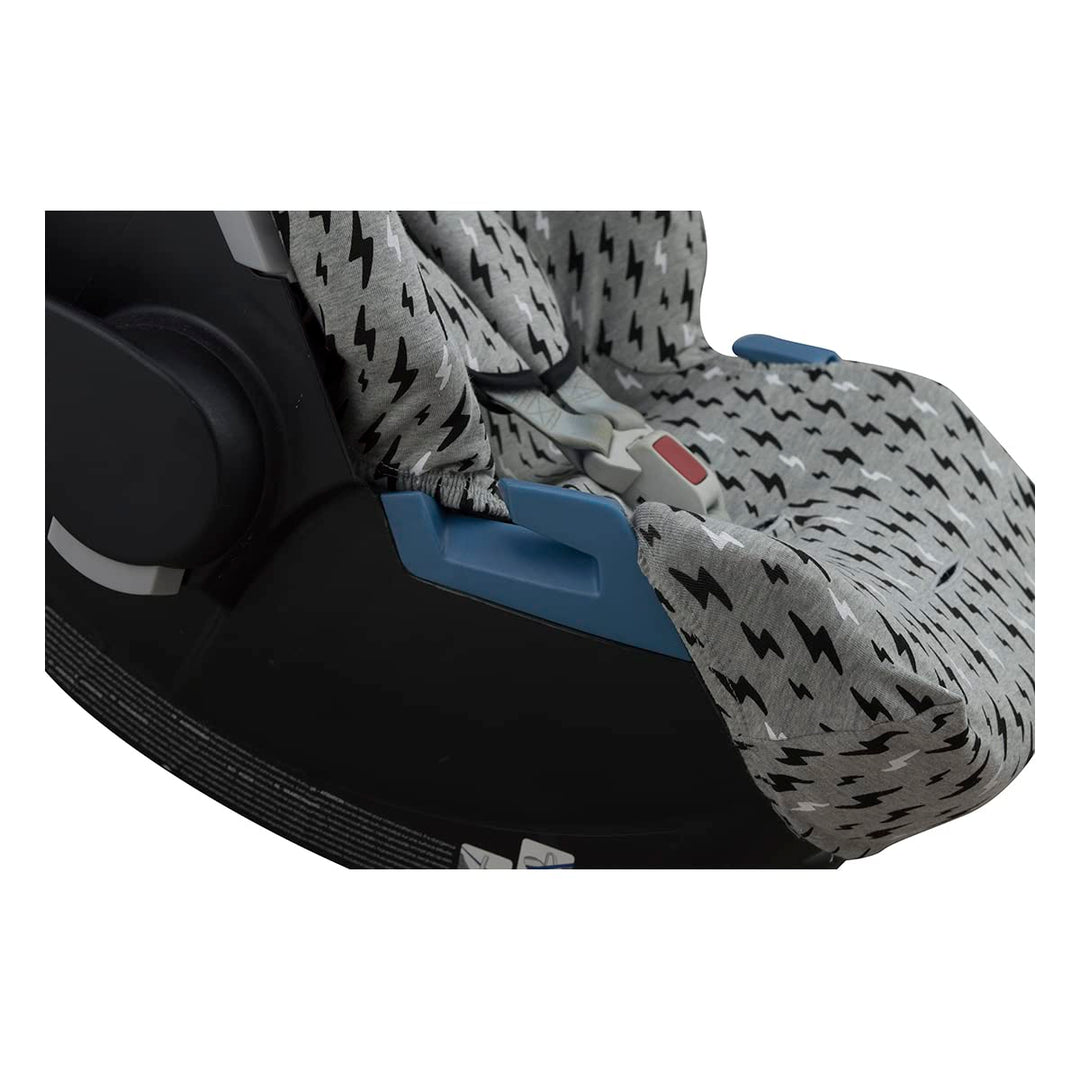 JYOKO Kids Bezug für Autositz kompatibel mit Cybex Aton Cloud- Q-M-2-4-5, aus Baumwolle (Aton 2, Bla