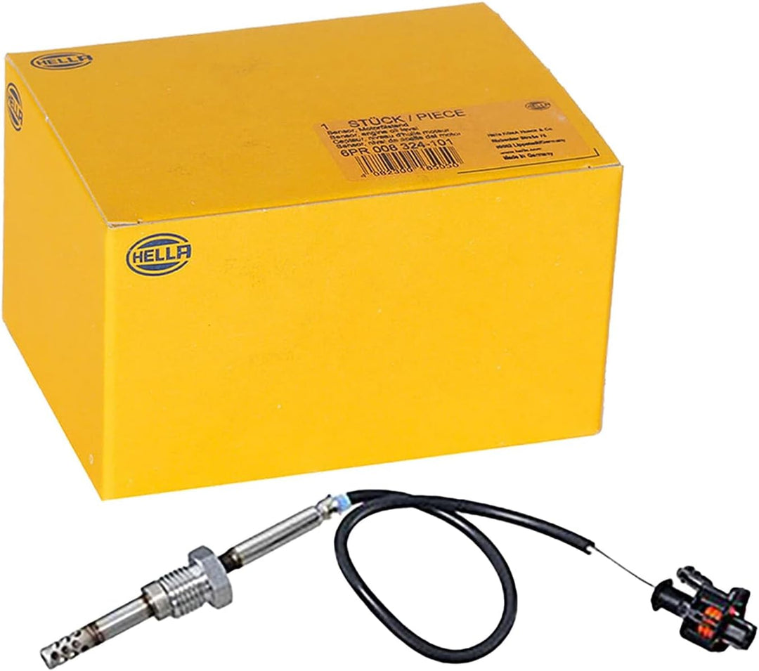 HELLA 6PT 010 376-561 Sensor, Abgastemperatur - 2-polig - geschraubt - Kabel: 270mm
