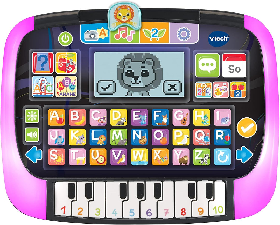 VTech Baby Lern- und Musiktablet – Sprechendes, musikalisches Tablet mit 12 Lernaktivitäten und leuc