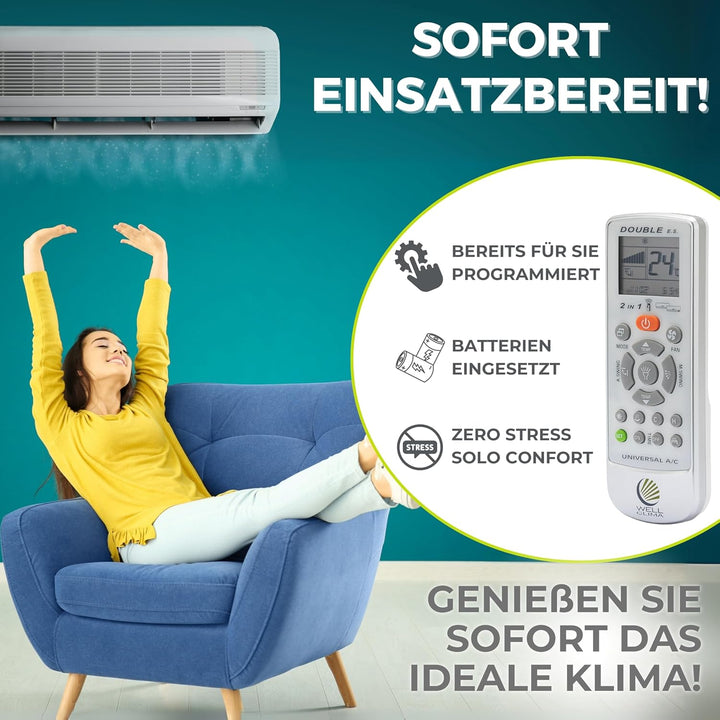 Wellclima, Fernbedienung für Ferroli, Fer Klima, Climaveneta, Starclima Sayonara, einzigartige Alter