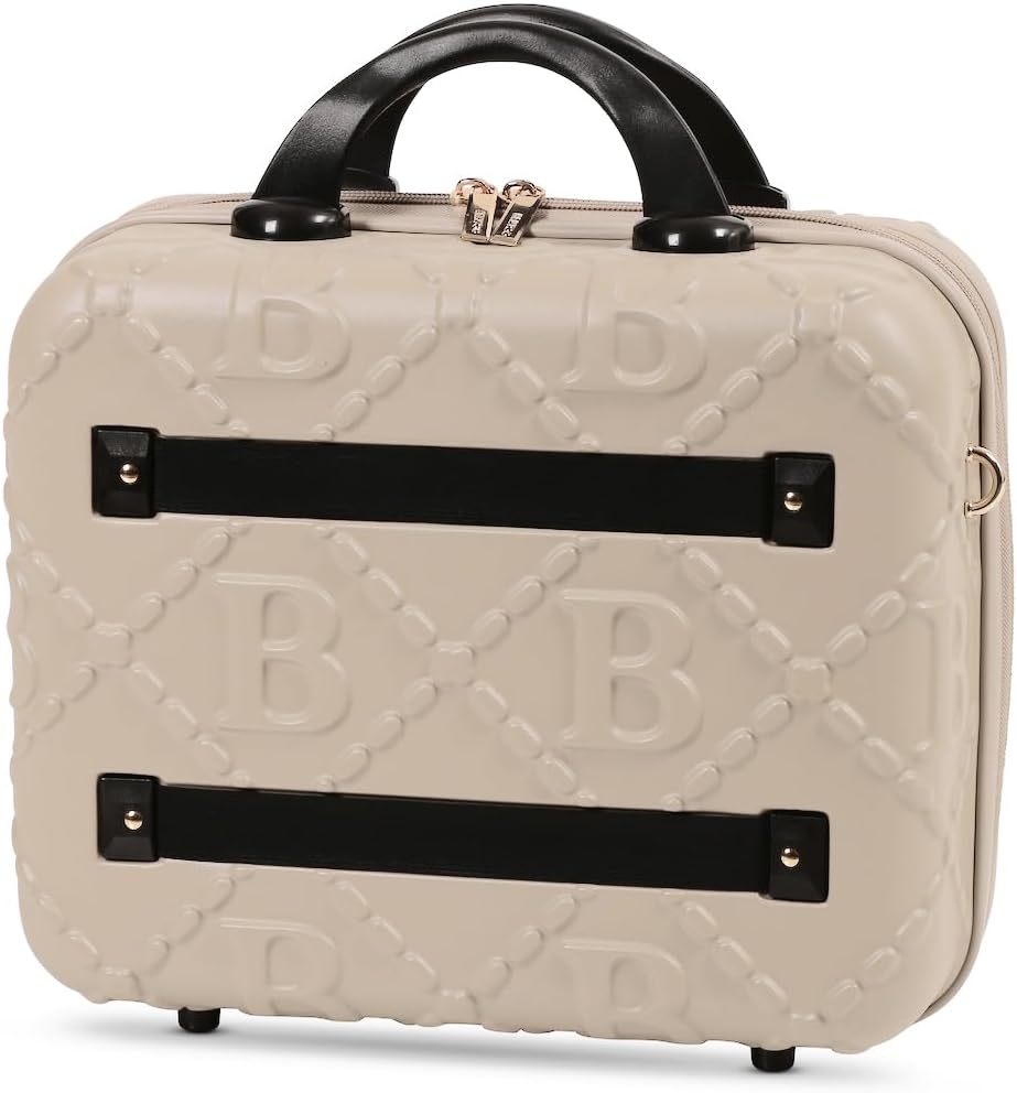 BERTOO Livorno Hartschalen-Kosmetikkoffer, Reisekoffer aus ABS+PC, 16 l, mit Trolley- und Schultergu