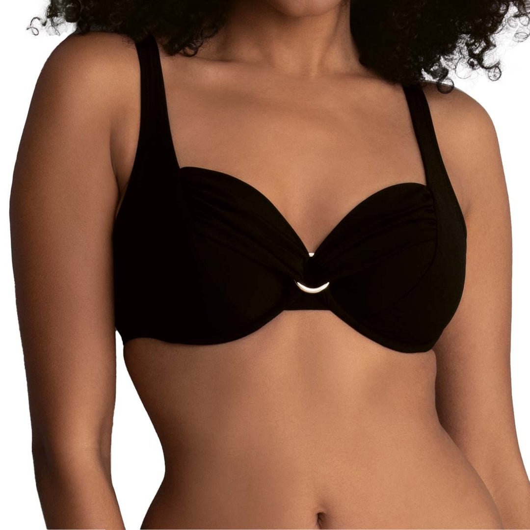 Rosa Faia Damen-Bikini Hermine 42 Schwarz (Schwarz 001), 42 Schwarz (Schwarz 001)