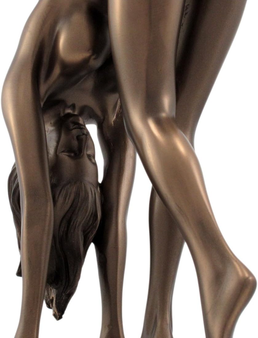 Veronese Statue Nackte Frau, bronzefarben, erotische Kunst