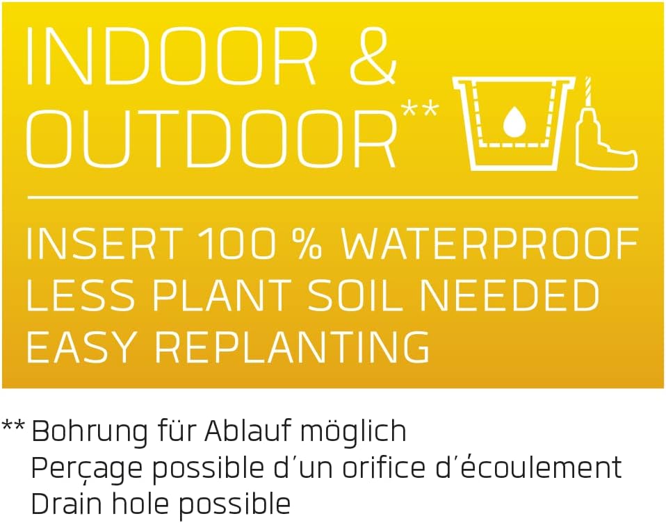 POETIC Pflanzgefäss VELSEN rund 60 Schwarz