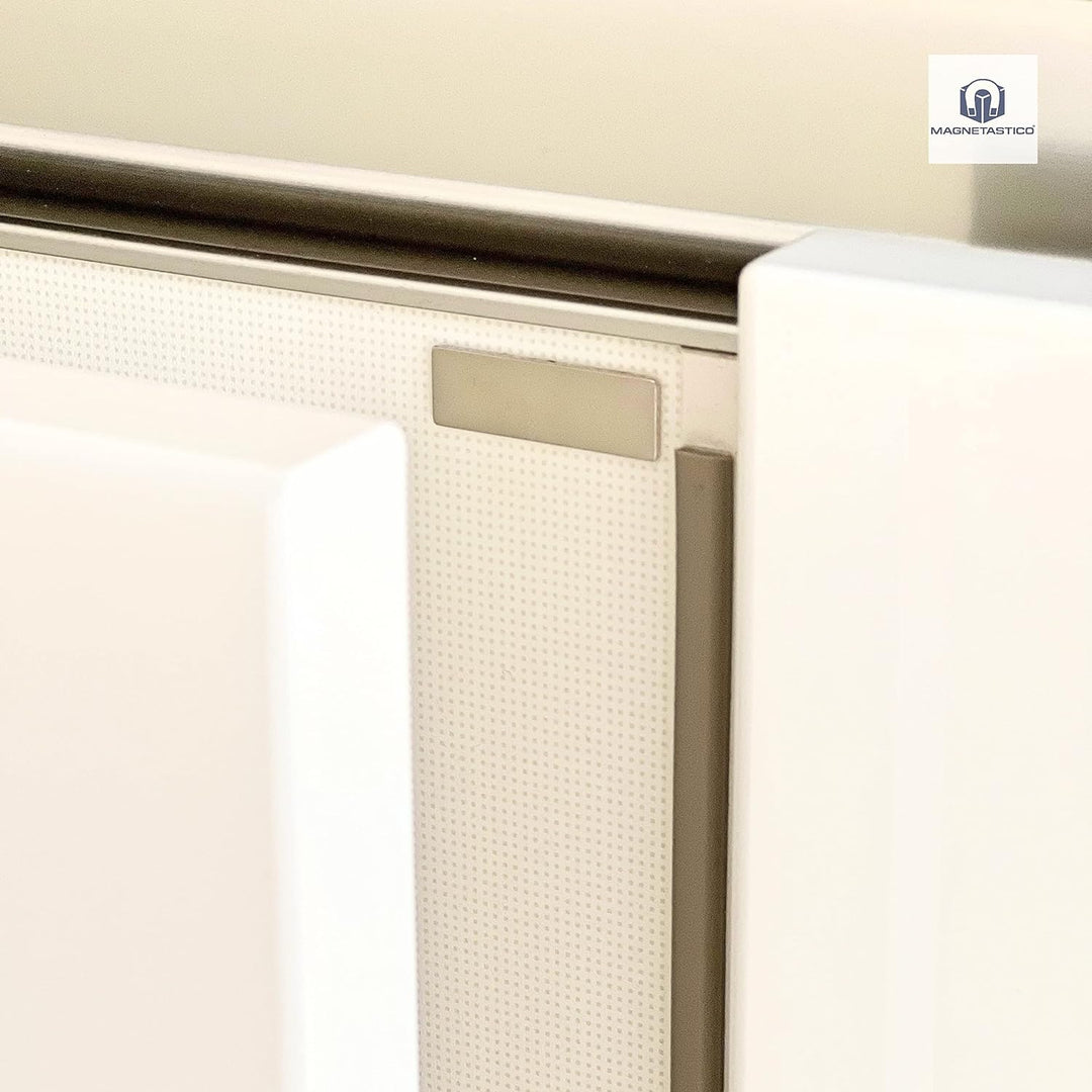 Magnetastico® | 40 Stück Selbstklebende Neodym Magnete N52 Rechteck 30x10x1 mm | Starke Klebemagnete