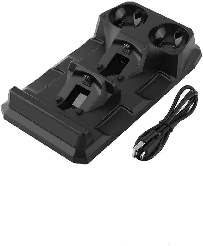 VBESTLIFE Ladestation für , 4-in-1-Schnellladegerät Ladestation für PS Move/-Controller