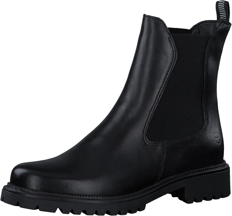 Tamaris Damen Ankle Boots, Frauen Stiefeletten 38 EU Schwarz Black 001, 38 EU Schwarz Black 001