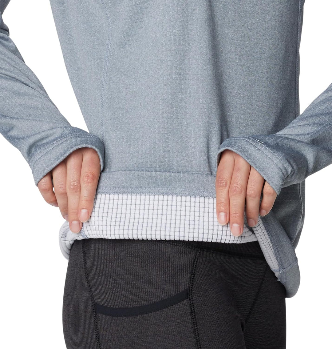 Columbia Damen Park View Grid Fleece 1X Cirrus Grau, 1X Cirrus Grau