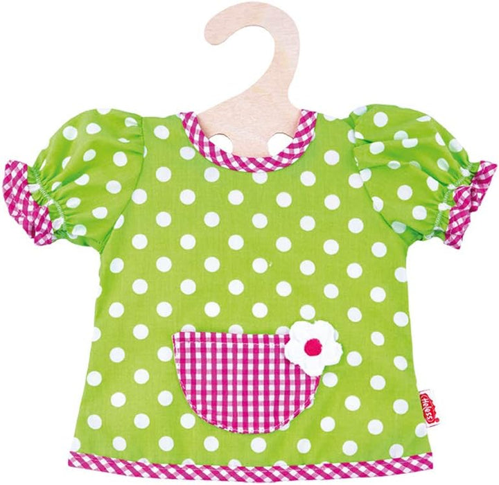 Heless 1255 - Bekleidungs-Set für Puppen, 2 teilig mit Hängerchen und Leggings, Grösse 28 - 35 cm Hä
