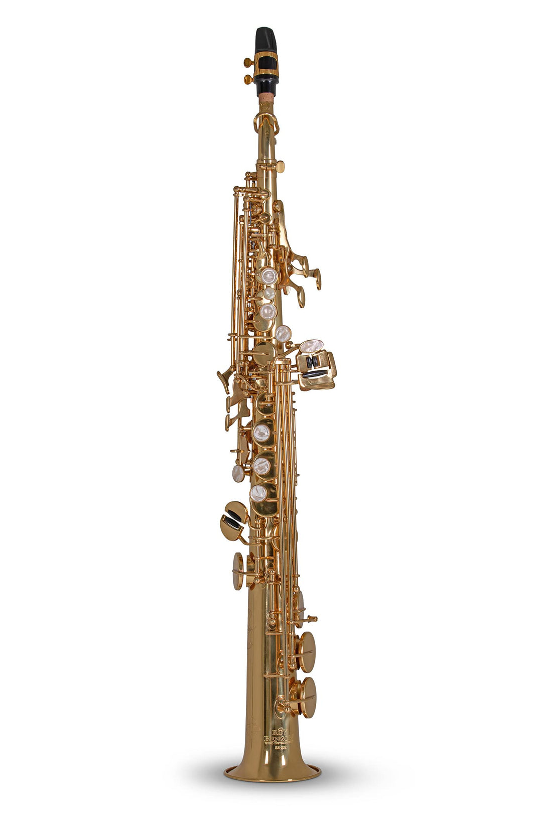 Roy Benson Bb Sopran Saxophon MOD.SS-302 gerade Form lack., inkl. leichtem Rechtecketui, SS-302