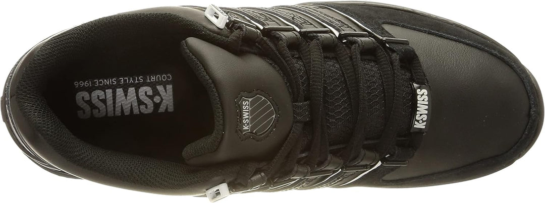 K-Swiss Herren Rinzler Sneaker 39.5 EU Black White, 39.5 EU Black White