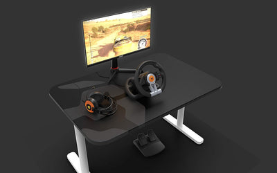 KROM Lenkrad Pedale für Gaming K-WHEEL -NXKROMKWHL- Multiplattform, Schalt- und Lenkradpaddles, Vibr