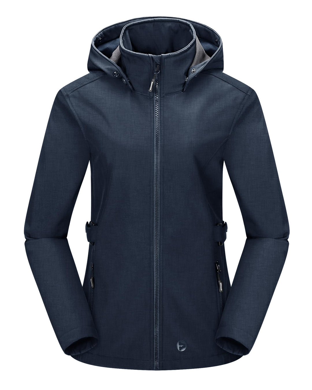 Outdoor Ventures Damen Softshelljacke Kurze Gefütterte Funktionsjacke Wasserdichte Übergangsjacke mi