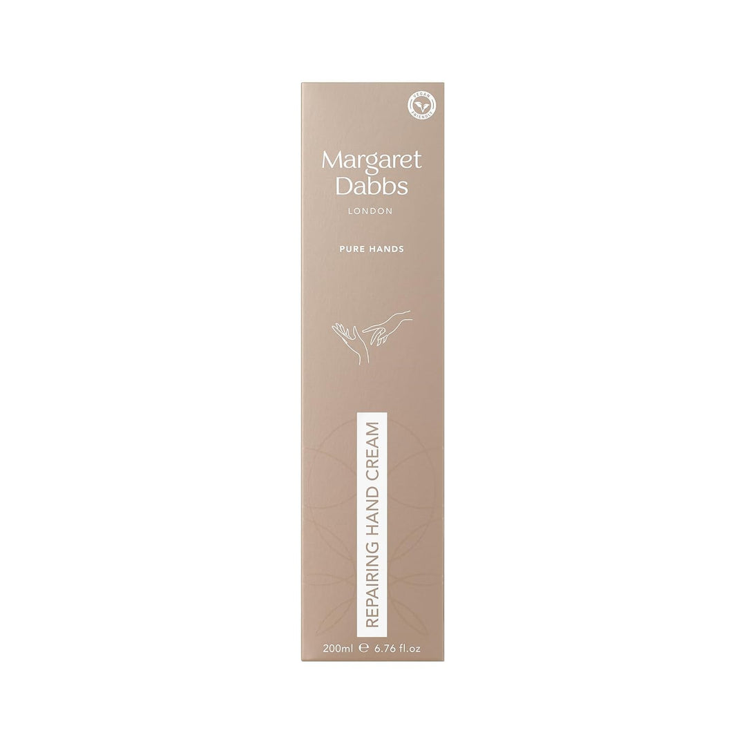Margaret Dabbs Pure Repairing Hand Cream Deep, Lasting Hydration for Very Dry Skin, Rose and Lemon S