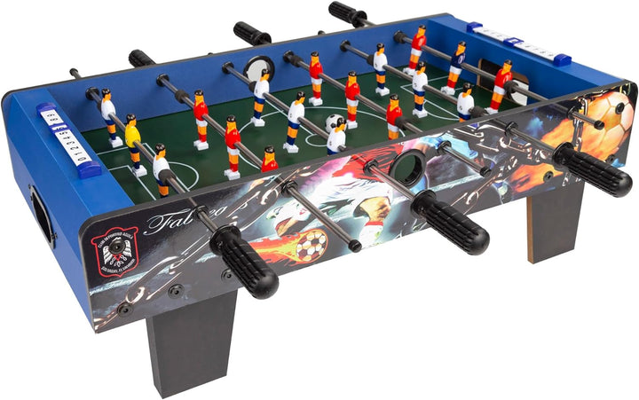 COLORBABY - Kickertisch aus Holz, blau, Tisch Cbgames, 3 años to 99 años 69 x 37 x 24 cm, 69 x 37 x