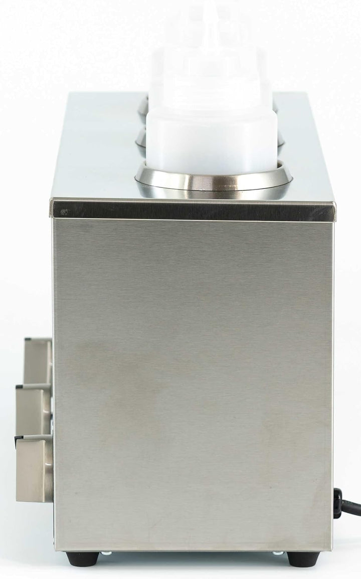 Saucenwärmer 600W für süsse und herzhafte Saucen - 3x1L Schokoladenwärmer mit Temperaturregulierung