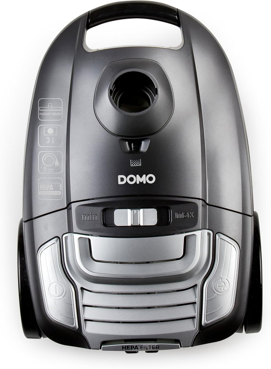 DOMO DO7285S Staubsauger mit Beutel - 3 L - 700 W - grau