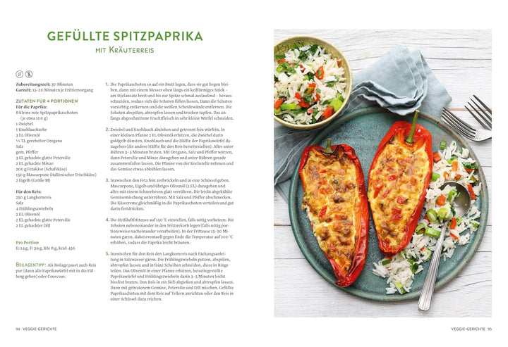 Heissluftfritteuse: schnell, einfach, fettarm – frittieren, backen, braten, rösten. Mit über 50 einf
