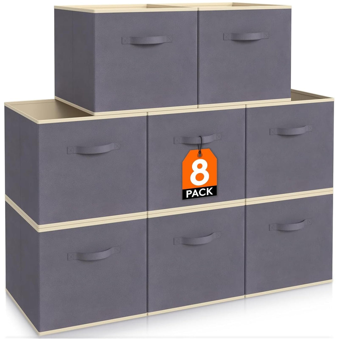 Lifewit Aufbewahrungsbox 8 Stück, Kleiderschrank Organizer, Faltbare Körbe Aufbewahrung, Ordnungsbox