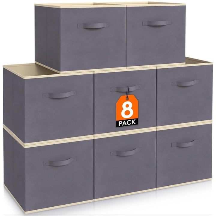 Lifewit Aufbewahrungsbox 8 Stück, Kleiderschrank Organizer, Faltbare Körbe Aufbewahrung, Ordnungsbox