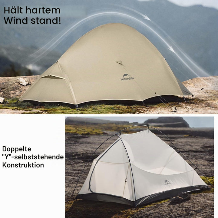 Naturehike Cloud Up Pro Zelt, 2024 Upgrade, ultraleichte Zelte, 1,75 kg (Alles Zubehör im Lieferumfa