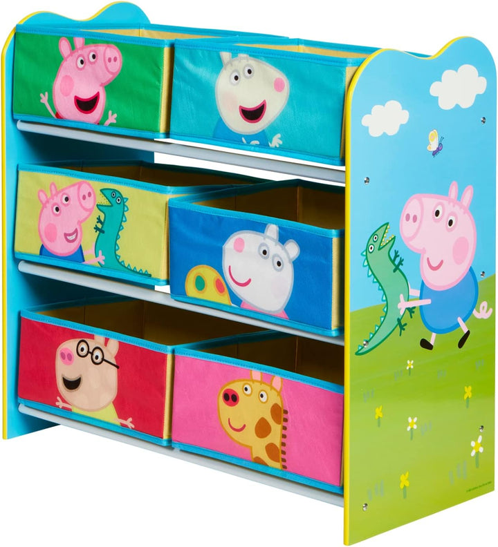 Peppa Wutz Aufbewahrungseinheit für Kinderspielzeug, Masse (H x B x T): 60 x 63,5 x 30